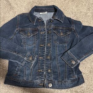 Style & Co Blue Jean Jacket Classic Denim Design